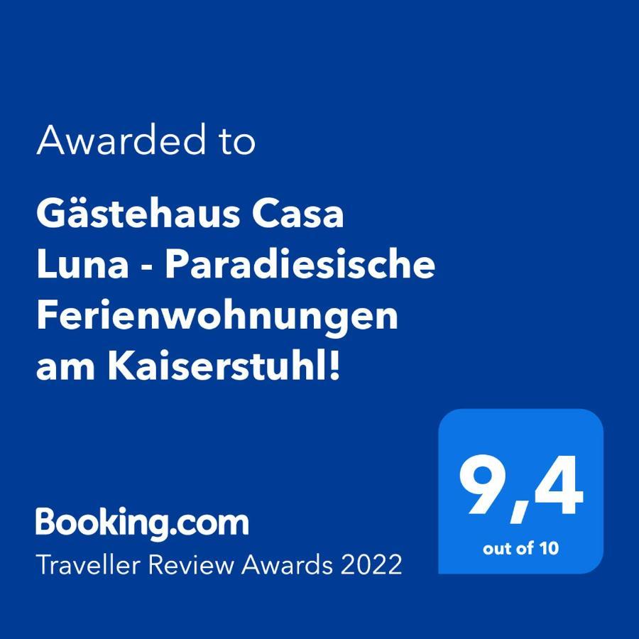 Gaestehaus Casa Luna - Paradiesische Ferienwohnungen Am Kaiserstuhl! Bischoffingen Exteriör bild